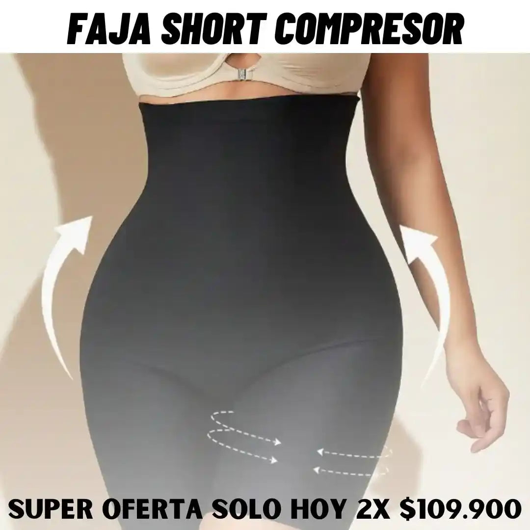 FAJA SHORT COMPRESOR ULTIMA TENDENCIA